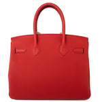 Hermes Handbag Hermes Birkin 30 Rouge de Coeur Togo D Stamp -Knockoff
