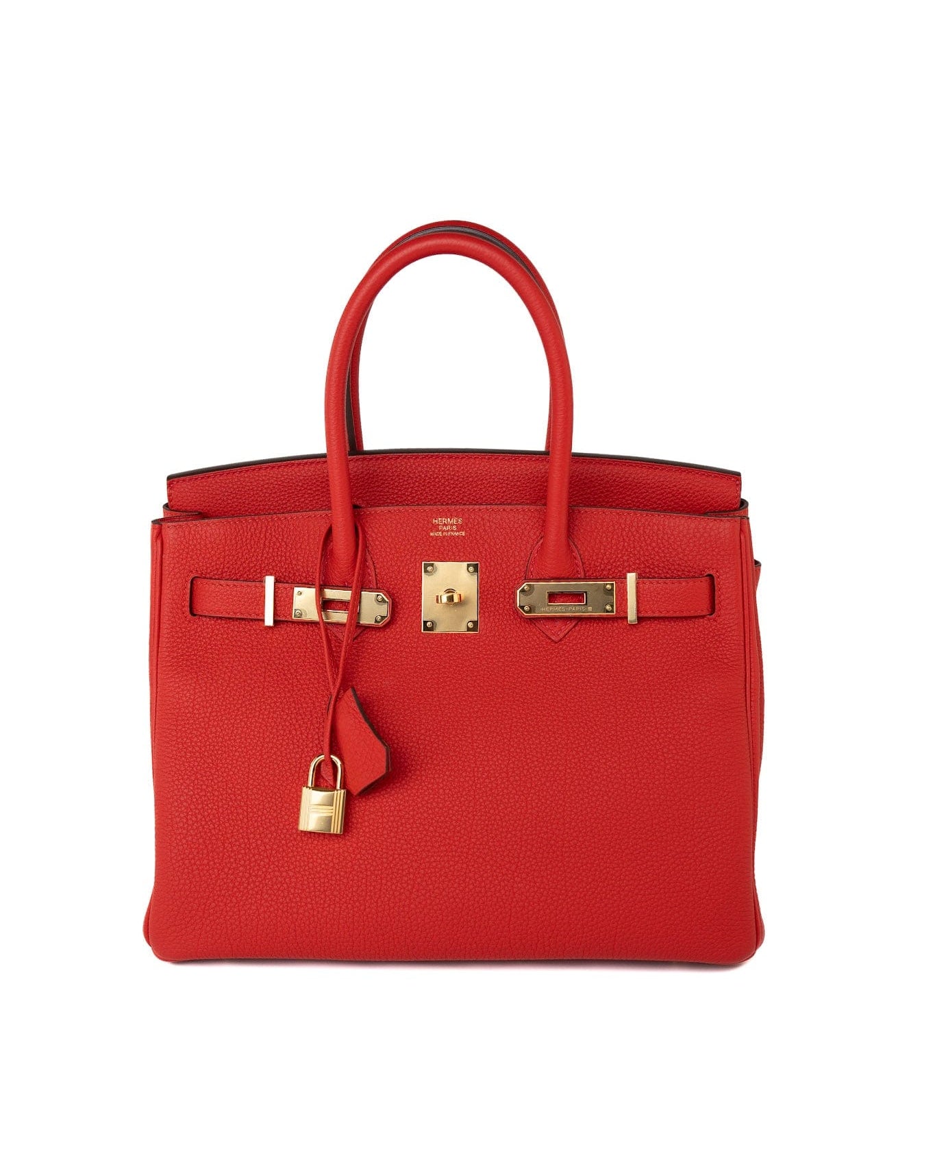 Hermes Handbag Hermes Birkin 30 Rouge de Coeur Togo D Stamp -Knockoff
