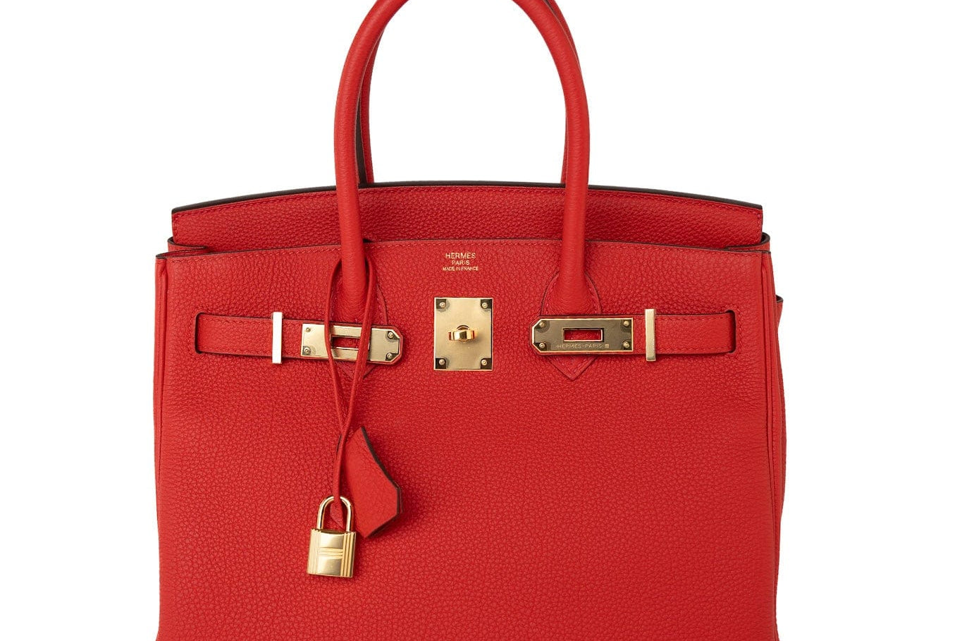 Hermes Handbag Hermes Birkin 30 Rouge de Coeur Togo D Stamp -Knockoff
