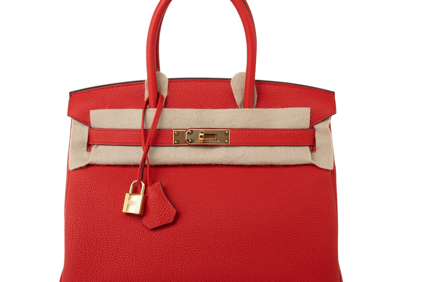 Hermes Handbag Hermes Birkin 30 Rouge de Coeur Togo D Stamp -Knockoff
