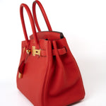 Hermes Handbag Hermes Birkin 30 Rouge de Coeur Togo D Stamp -Knockoff
