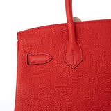 Hermes Handbag Hermes Birkin 30 Rouge de Coeur Togo D Stamp -Knockoff
