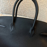 Hermes Handbag Hermes Birkin 30 Veau Togo Leather Black Gold Plated 2022 U -Knockoff
