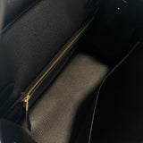 Hermes Handbag Hermes Birkin 30 Veau Togo Leather Black Gold Plated 2022 U -Knockoff
