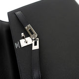 Hermes Handbag Hermes Kelly 25 Black Veau Epsom Leather Palladium Plated 2021 Z -Knockoff
