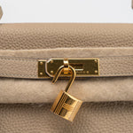 Hermes Handbag Hermes Kelly 28 Trench Veau Togo Leather Gold Plated 2016 X -Knockoff
