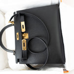 Hermes Handbag Hermes Kelly 28 Veau Epsom Leather Black with Gold Plated Hardware 2019 D -Knockoff
