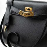 Hermes Handbag Hermes Kelly 28 Veau Epsom Leather Black with Gold Plated Hardware 2019 D -Knockoff
