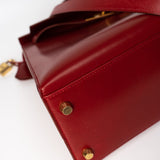 Hermes Handbag Hermes Kelly 32 Rouge Vif Veau Box Calfskin Leather Gold Plated Hardware 1998 B Stamp -Knockoff
