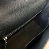 Hermes Handbag Hermes Kelly Sellier 25 Bleu Indigo Veau Epsom Leather Palladium Plated 2020 Y -Knockoff
