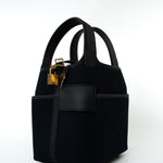 Hermes Handbag Hermès Picotin Cargo 18 Black Swift and Toile Canvas Gold Hardware -Knockoff
