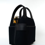 Hermes Handbag Hermès Picotin Cargo 18 Black Swift and Toile Canvas Gold Hardware -Knockoff
