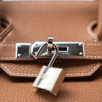 Hermes Handbag Installment of Birkin 30 Gold Veau Togo Leather Palladium Plated Hardware R -Knockoff
