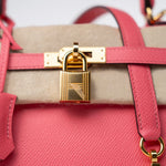 Hermes Handbag Kelly 25 Rose Azalée Veau Epsom Gold Plated C Stamp -Knockoff
