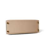 Hermes Handbag Kelly / Beige Kelly 25 Beige Box Calfskin Leather Gold Plated Hardware E Square Stamp -Knockoff
