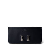 Hermes Handbag Navy Constance Long To Go Wallet Bleu Nuit Epsom Palladium Plated B Stamp -Knockoff
