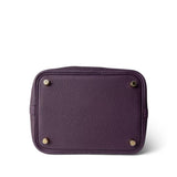 Hermes Handbag Purple Picotin 18 Taurillon Maurice in Cassis -Knockoff
