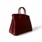 Hermes Handbag Red Birkin 35 Rouge Box Calfskin Gold Plated G Square Stamp -Knockoff
