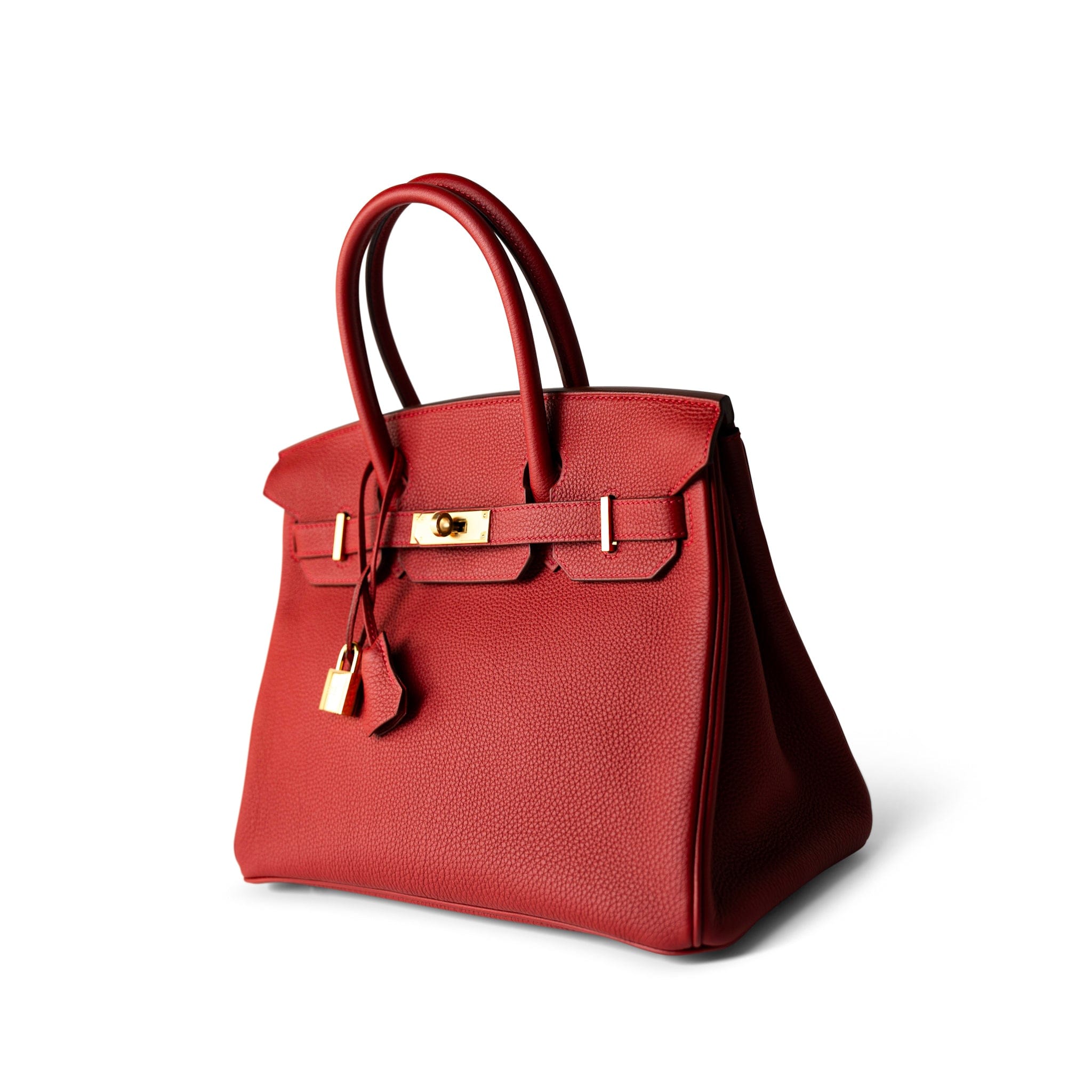 Hermes Handbag Red / Birkin Hermes Birkin 30 Rouge Casaque (red) Togo Leather Gold Plated Hardware -Knockoff
