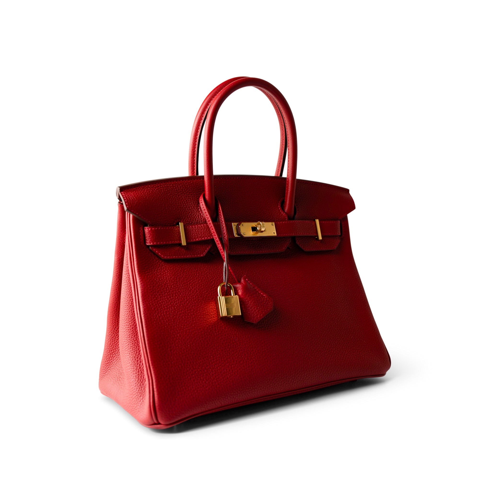 Hermes Handbag Red / Birkin Hermes Birkin 30 Rouge Casaque (red) Togo Leather Gold Plated Hardware -Knockoff
