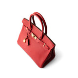 Hermes Handbag Red / Birkin Hermes Birkin 30 Rouge Casaque (red) Togo Leather Gold Plated Hardware -Knockoff
