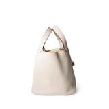 Hermes Handbag White / Picotin Picotin 22 Nata Taurillon Clemence Gold Plated Z Stamp -Knockoff
