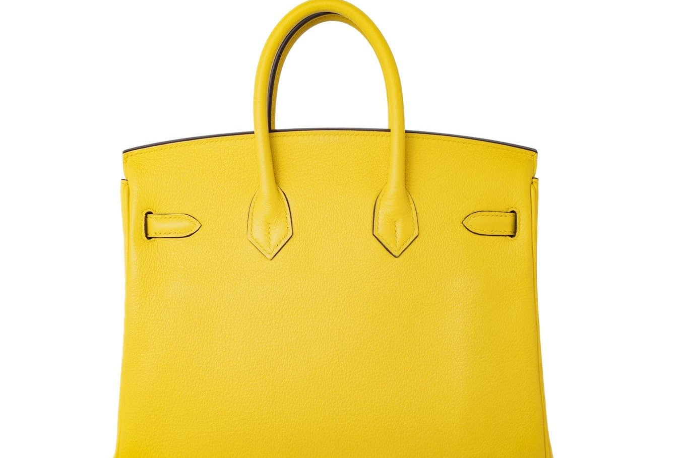 Hermes Handbag Yellow Birkin 25 Jaune de Naples Veau Taurillon Novillo Leather Gold Plated Hardware D Stamp -Knockoff
