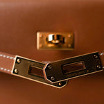 Hermes Kelly Elan Gold Madame Gold Plated B Stamp -Knockoff
