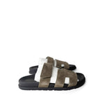 Hermes Sandals Chypre Sandals Toundra Suede / Black (Size 41) -Knockoff
