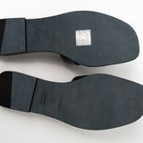 Hermes Sandals Hermès Box Calfskin Oran Sandals Black -Knockoff
