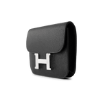 Hermes Wallet Wallet / Black Black Epsom Constance Slim Wallet Palladium Hardware -Knockoff
