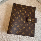 Louis Vuitton Agenda Cover Brown Louis Vuitton Monogram Large Ring Agenda Cover -Knockoff
