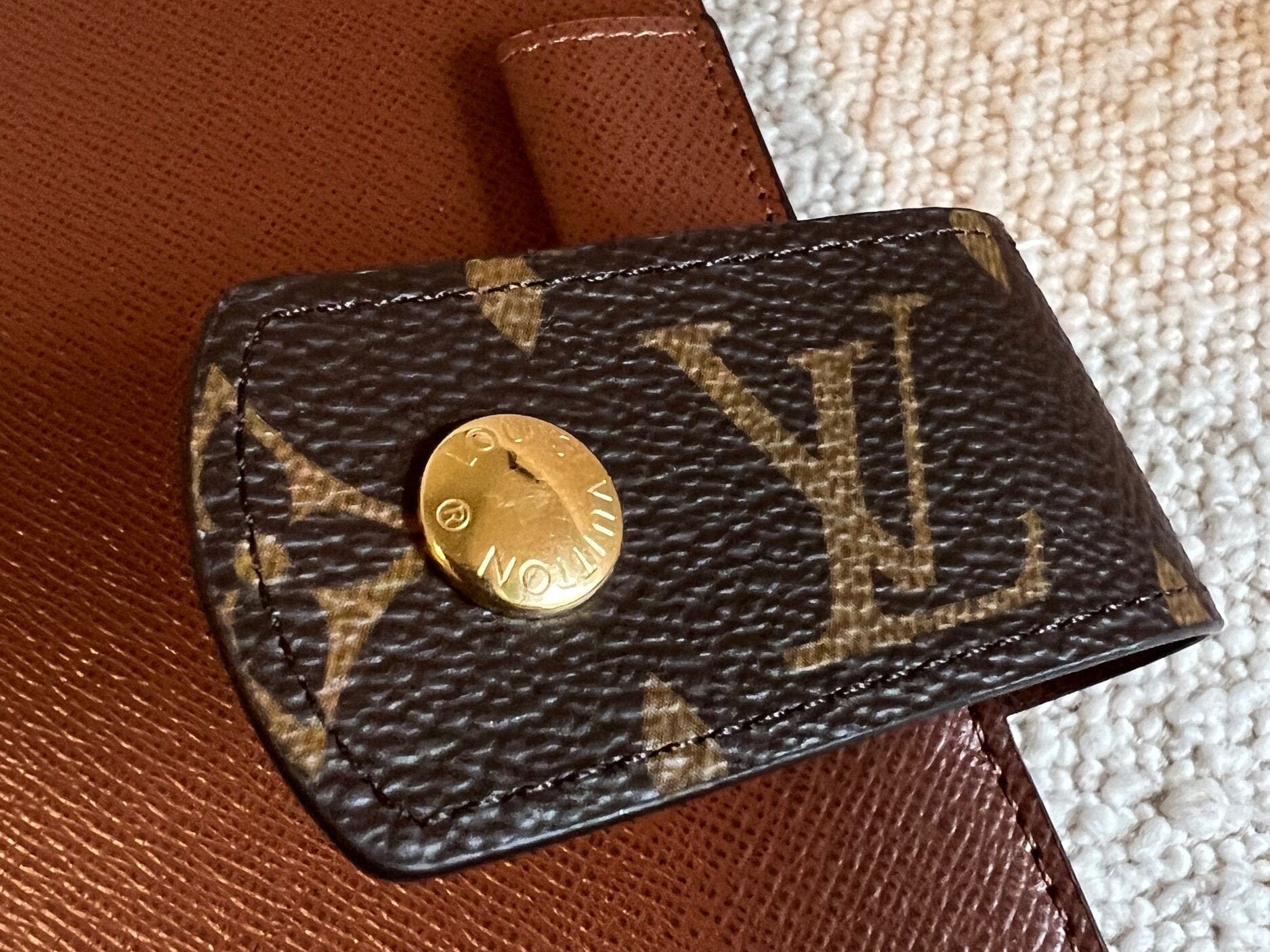 Louis Vuitton Agenda Cover Brown Louis Vuitton Monogram Large Ring Agenda Cover -Knockoff
