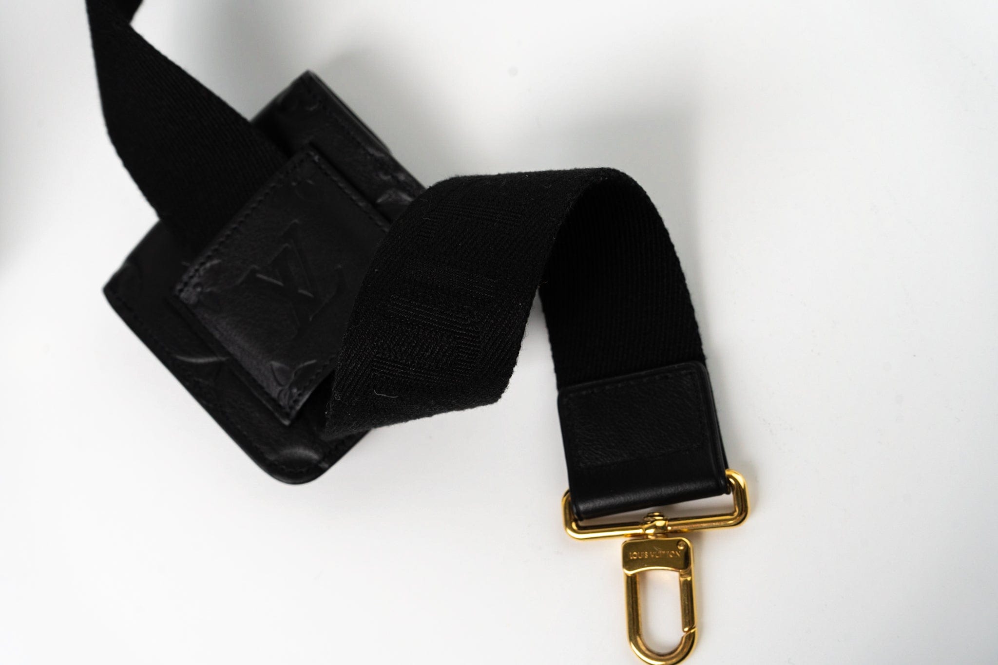 Louis Vuitton Crossbody Black Louis Vuitton Utility Crossbody Bag Black Monogram Embossed -Knockoff
