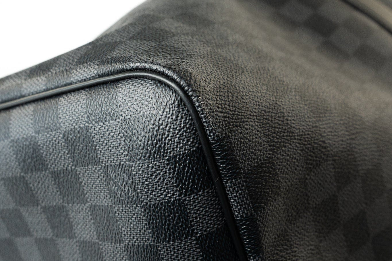 Louis Vuitton Duffle Bag Louis Vuitton Keepall 55 Bandouliere in Damier Graphite Canvas -Knockoff
