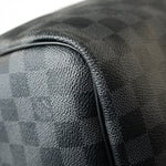 Louis Vuitton Duffle Bag Louis Vuitton Keepall 55 Bandouliere in Damier Graphite Canvas -Knockoff
