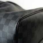 Louis Vuitton Duffle Bag Louis Vuitton Keepall 55 Bandouliere in Damier Graphite Canvas -Knockoff
