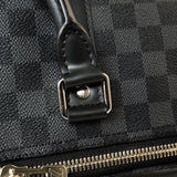 Louis Vuitton Duffle Bag Louis Vuitton Keepall 55 Bandouliere in Damier Graphite Canvas -Knockoff
