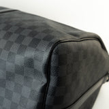 Louis Vuitton Duffle Bag Louis Vuitton Keepall 55 Bandouliere in Damier Graphite Canvas -Knockoff
