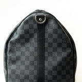 Louis Vuitton Duffle Bag Louis Vuitton Keepall 55 Bandouliere in Damier Graphite Canvas -Knockoff
