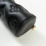 Louis Vuitton Handbag Black Louis Vuitton Black Monogram Calfskin Leather Papillon BB Bag -Knockoff
