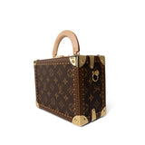 Louis Vuitton Handbag Brown Louis Vuitton Monogram Coated Canvas Petite Valise Top Handle Trunk Bag -Knockoff
