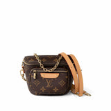 Louis Vuitton Handbag Brown Louis Vuitton Monogram Mini Bum Bag -Knockoff
