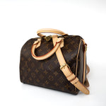 Louis Vuitton Handbag Brown Louis Vuitton Monogram Speedy Bandouliere 25 -Knockoff
