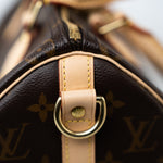 Louis Vuitton Handbag Brown Louis Vuitton Monogram Speedy Bandouliere 25 -Knockoff
