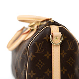 Louis Vuitton Handbag Brown Louis Vuitton Monogram Speedy Bandouliere 25 -Knockoff
