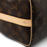 Louis Vuitton Handbag Brown Louis Vuitton Monogram Speedy Bandouliere 25 -Knockoff
