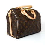 Louis Vuitton Handbag Brown Louis Vuitton Monogram Speedy Bandouliere 25 -Knockoff
