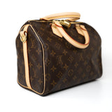 Louis Vuitton Handbag Brown Louis Vuitton Monogram Speedy Bandouliere 25 -Knockoff
