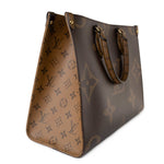 Louis Vuitton Handbag Brown Louis Vuitton Onthego Monogram Reverse MM -Knockoff
